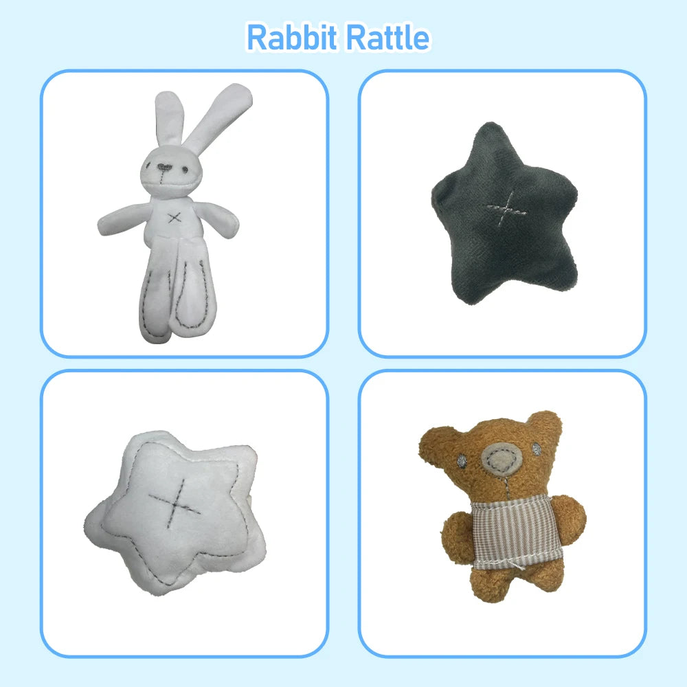 Rabbit Crib Rattle Toy