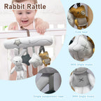 Rabbit Crib Rattle Toy