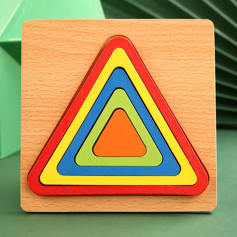 Geometric Puzzle Board
