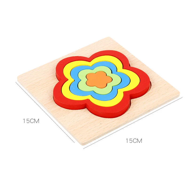 Geometric Puzzle Board