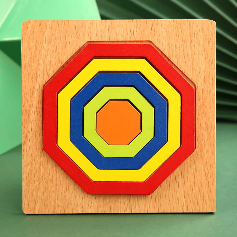 Geometric Puzzle Board