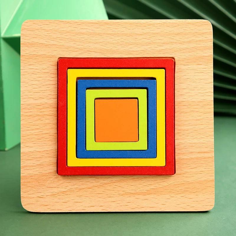 Geometric Puzzle Board