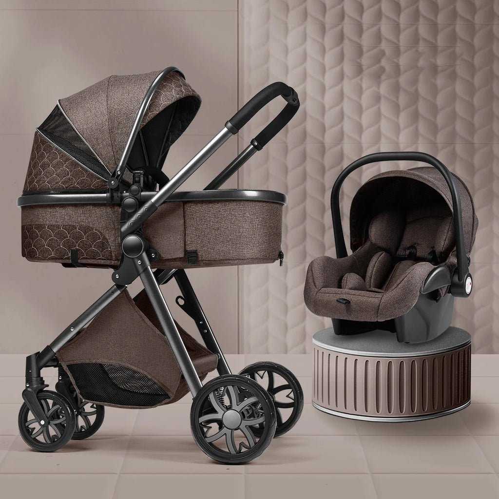 3-in-1 Luxury Baby Stroller