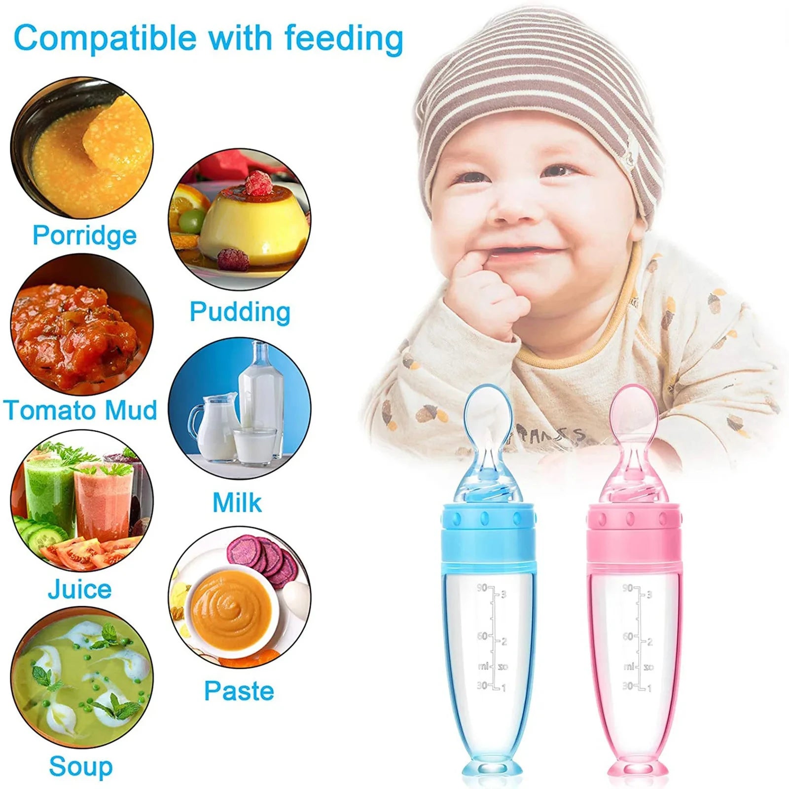 Silicone Baby Feeding Bottle