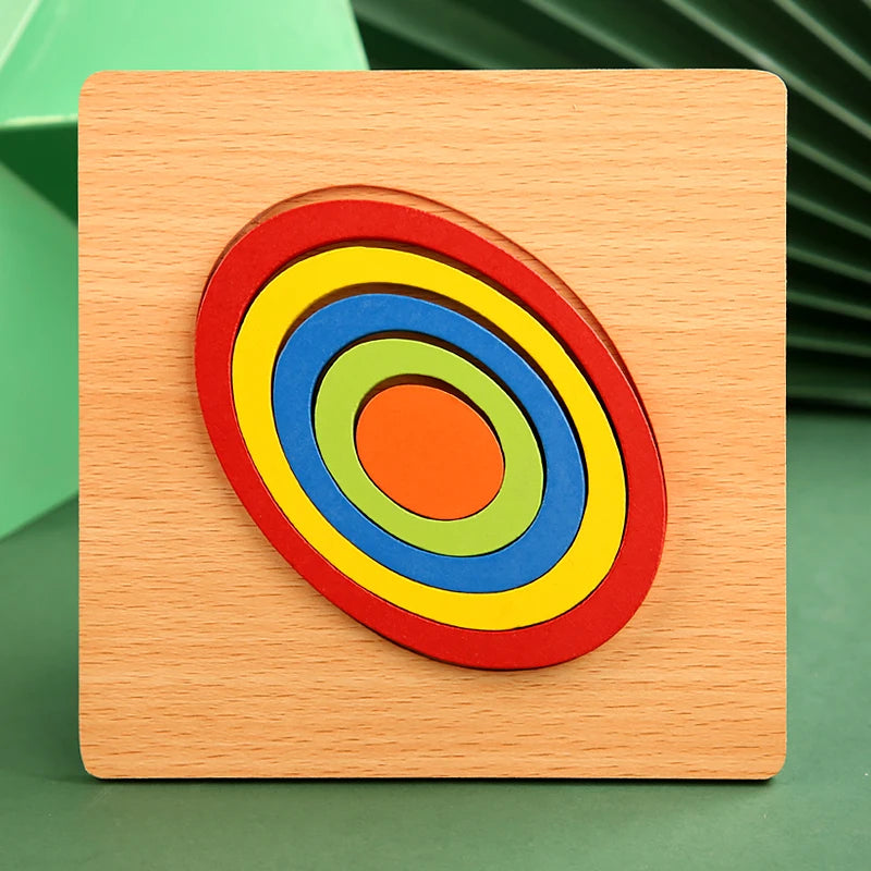 Geometric Puzzle Board