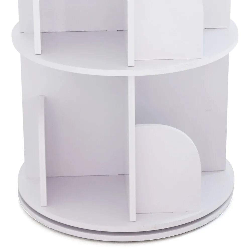 Rotating 2-Tier Bookshelf