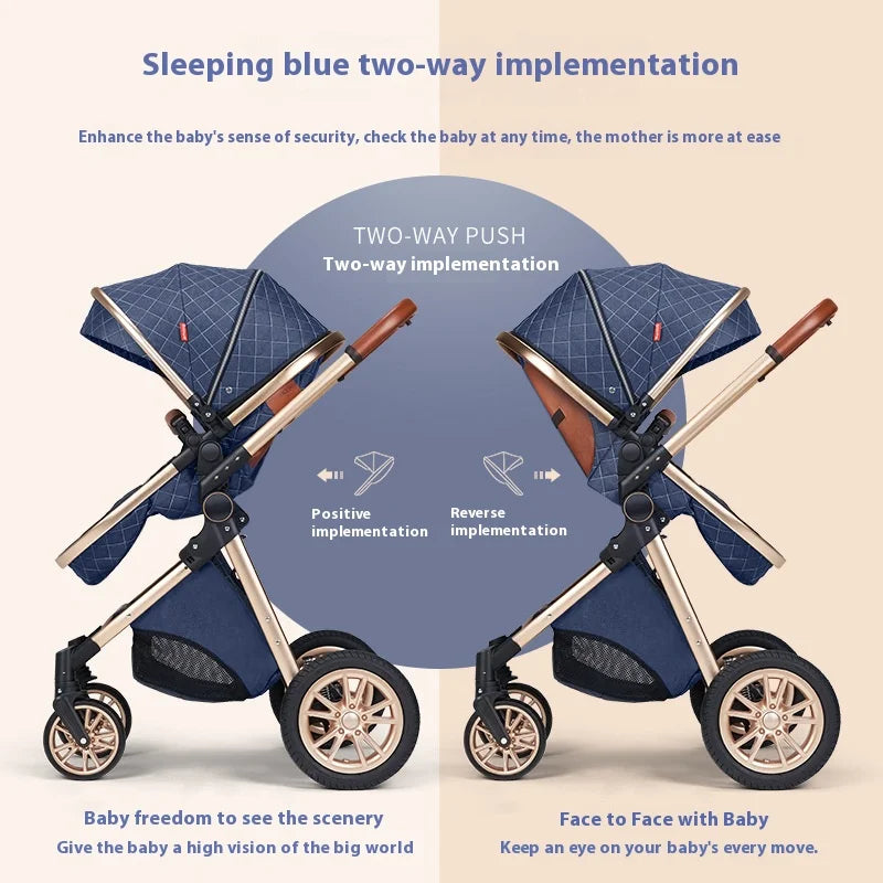 3-in-1 Luxury Baby Stroller