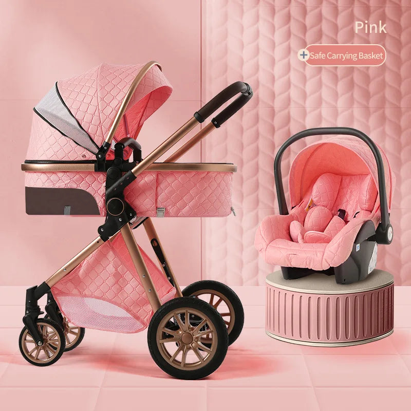 3-in-1 Luxury Baby Stroller