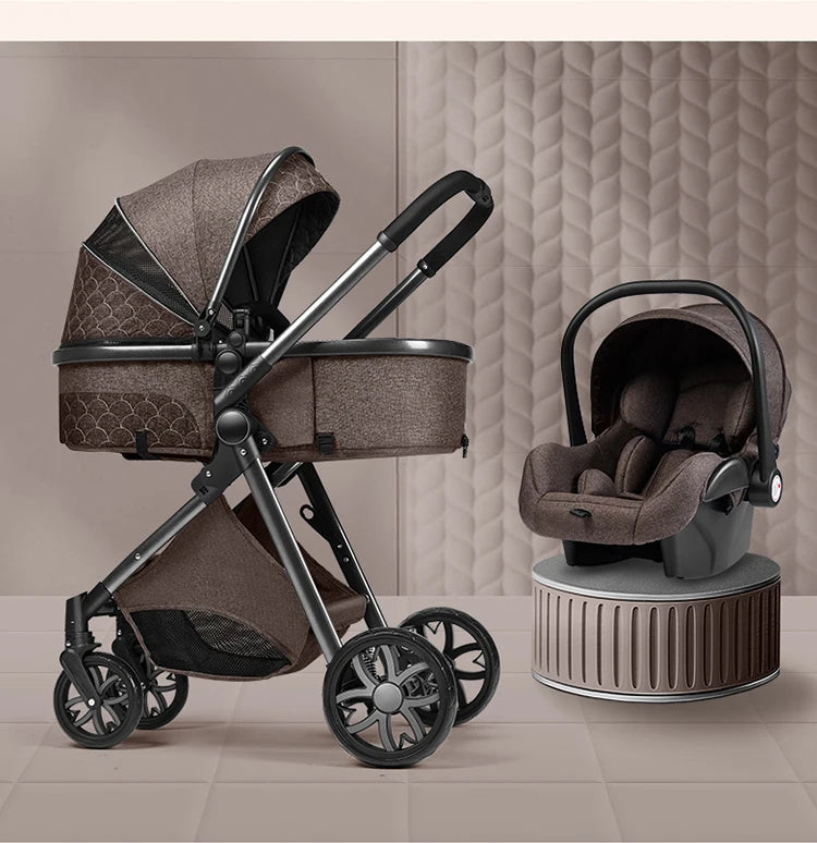 3-in-1 Luxury Baby Stroller