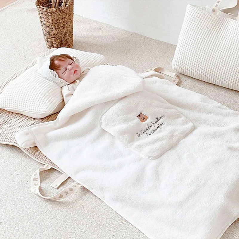 Bear Plush Baby Blanket