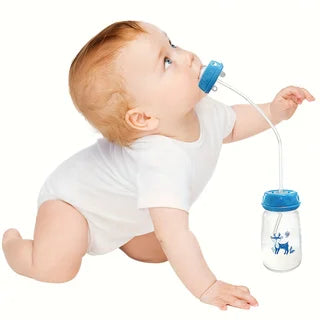 Hands-Free Baby Feeding Bottle