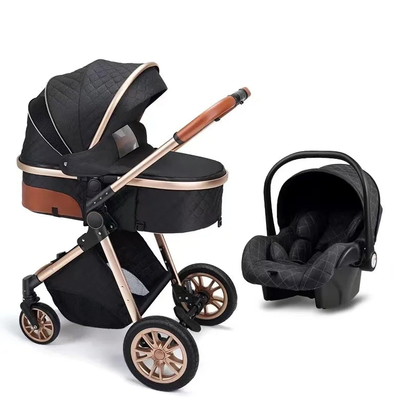 3-in-1 Luxury Baby Stroller