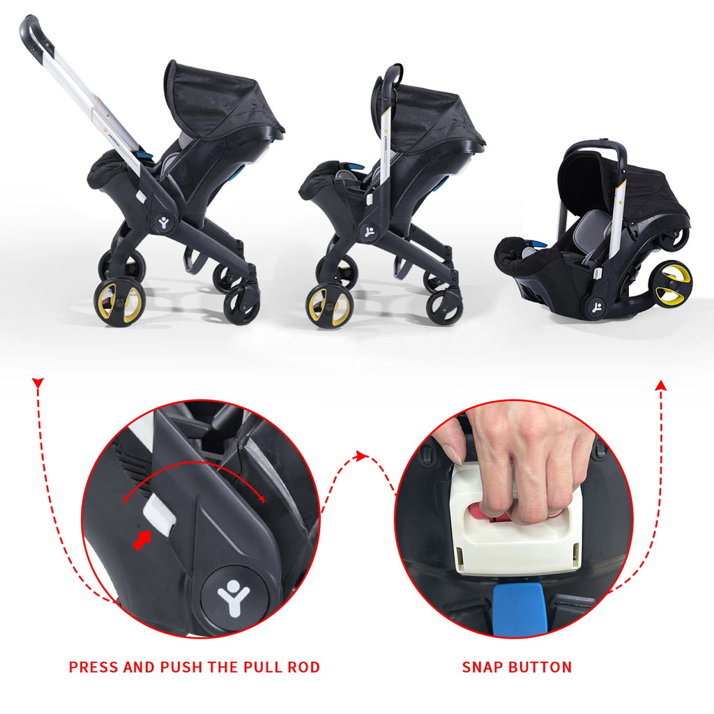 Lightweight Foldable Baby Stroller