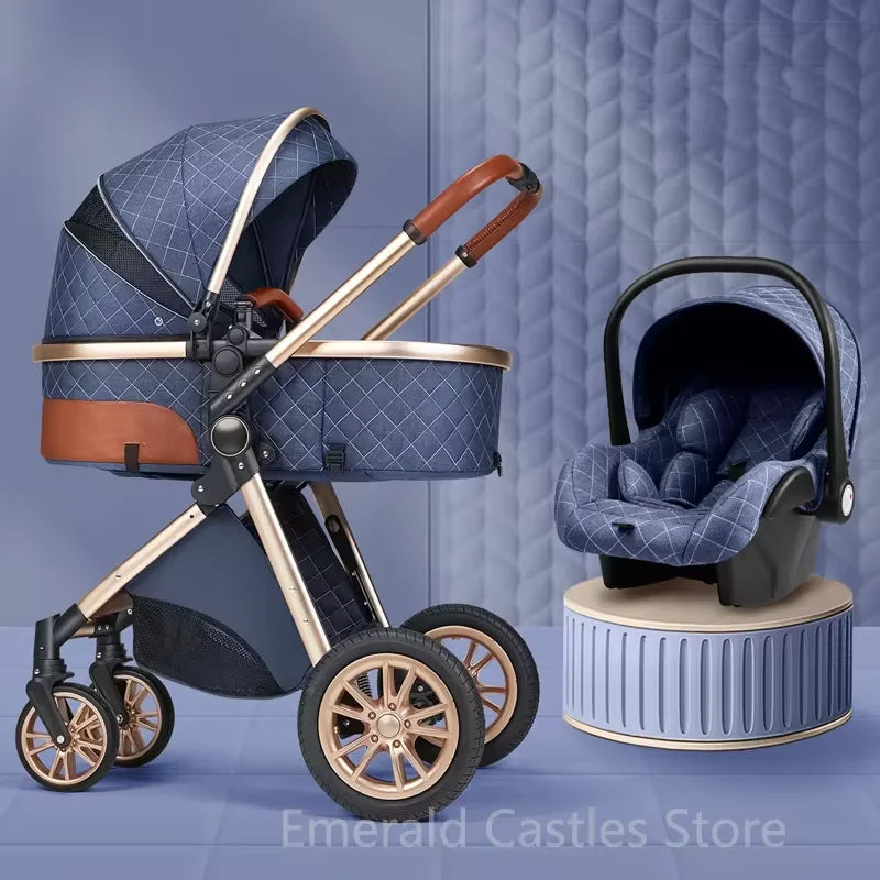 3-in-1 Luxury Baby Stroller