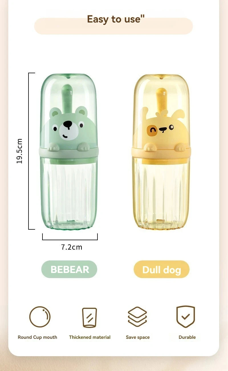 Kids Travel Toothbrush Set