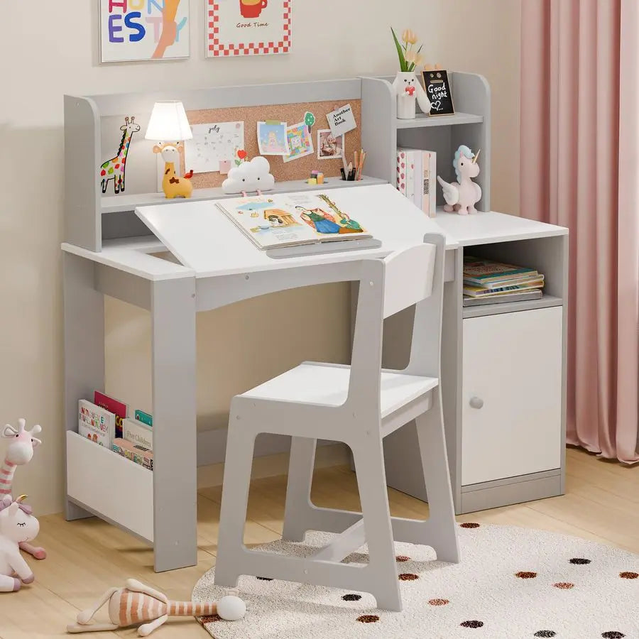 Kids Study Desk Set