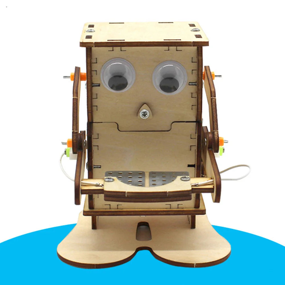 Wooden Coin Robot Kit