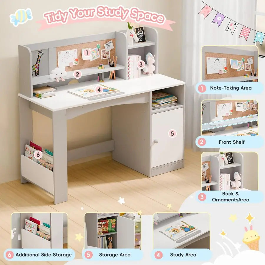 Kids Study Desk Set