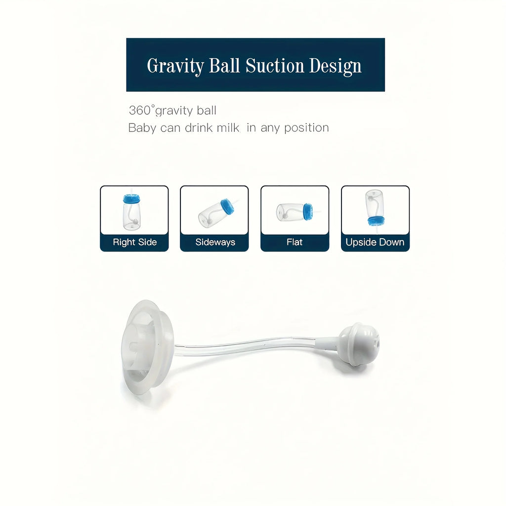 Hands-Free Baby Feeding Bottle