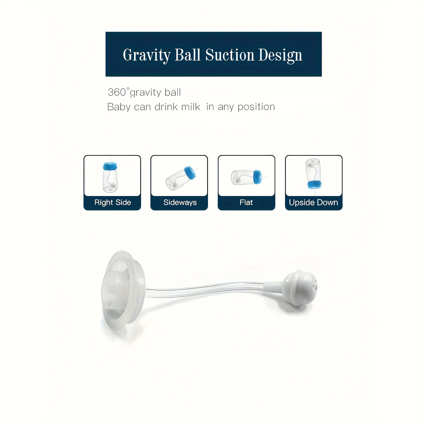 Hands-Free Baby Feeding Bottle