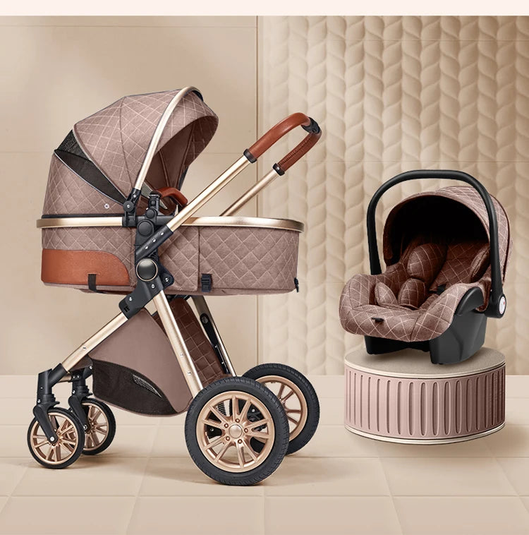 3-in-1 Luxury Baby Stroller