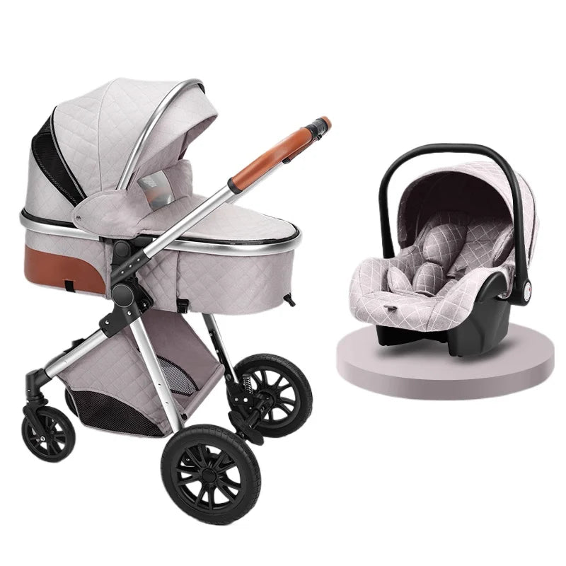 3-in-1 Luxury Baby Stroller